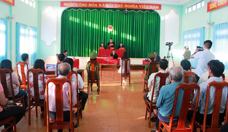 Toàn cảnh phiên xét xử sơ thẩm