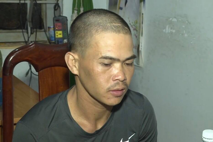 Đối tượng Luân tại cơ quan điều tra