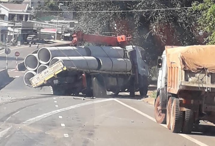 Hiện trường vụ tai nạn giao thông