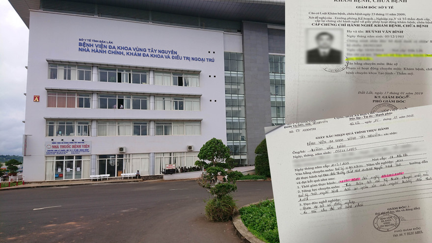 BVĐK Tây Nguyên nơi hợp thức hóa hồ sơ để cấp chứng chỉ hành nghề cho 4 người