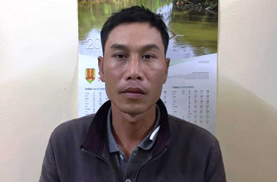 Đối tượng Út tại cơ quan điều tra