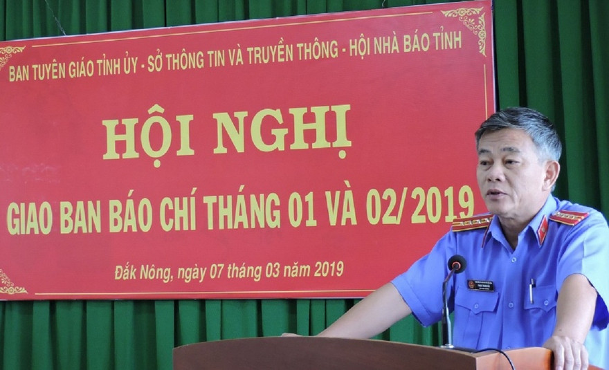 Ông Phan Thanh Hải - Phó viện trưởng Viện KSND tỉnh Đắk Nông