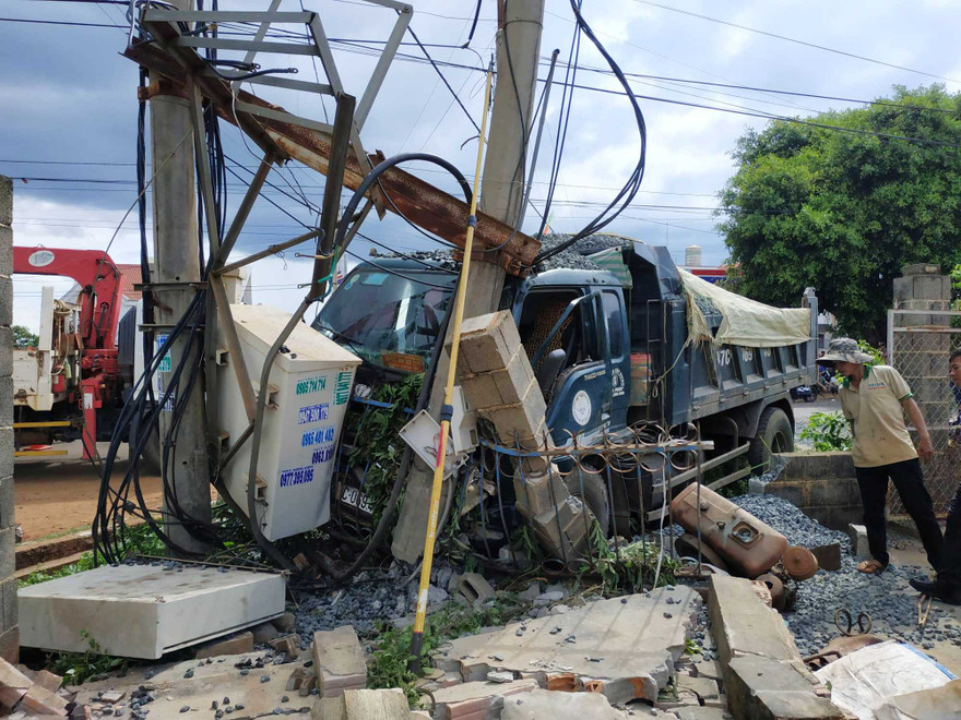 Hiện trường vụ tai nạn