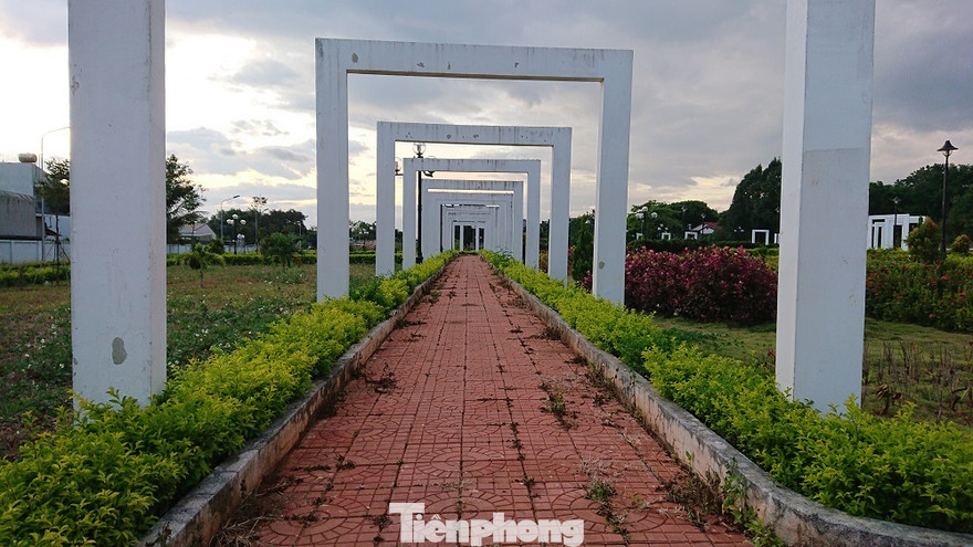 Công viên Sơn La có nhiều hạng mục đã hư hỏng