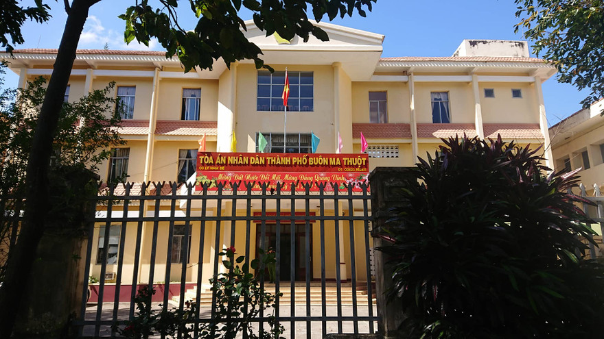 TAND TP Buôn Ma Thuột nơi xảy ra vụ việc