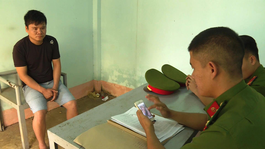 Đối tượng Toàn tại cơ quan điều tra