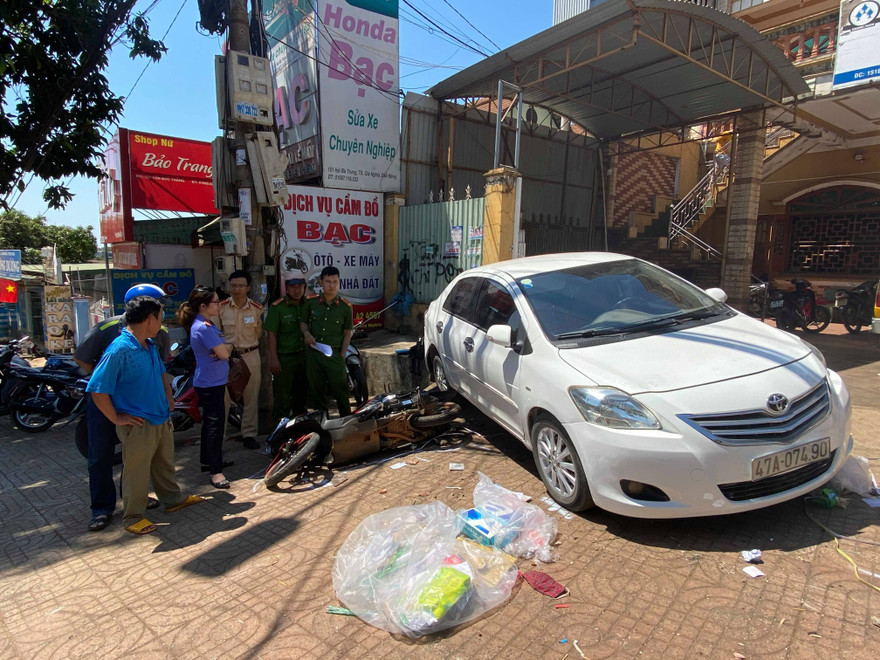 Hiện trường vụ tai nạn