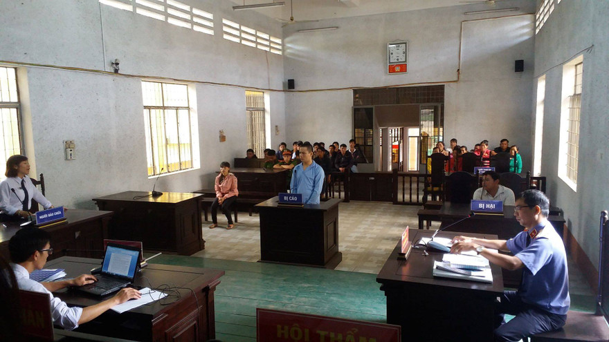 Bị cáo Toại tại phiên xét xét xử sơ thẩm 