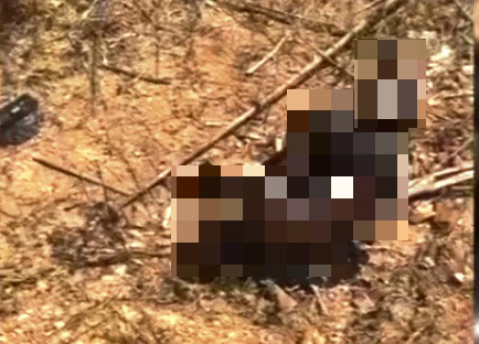 Hiện trường phát thi thể người đàn ông chết cháy