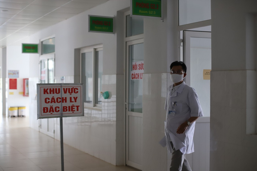 Khu vực điều trị cách ly tại Bệnh viện Đa khoa vùng Tây Nguyên