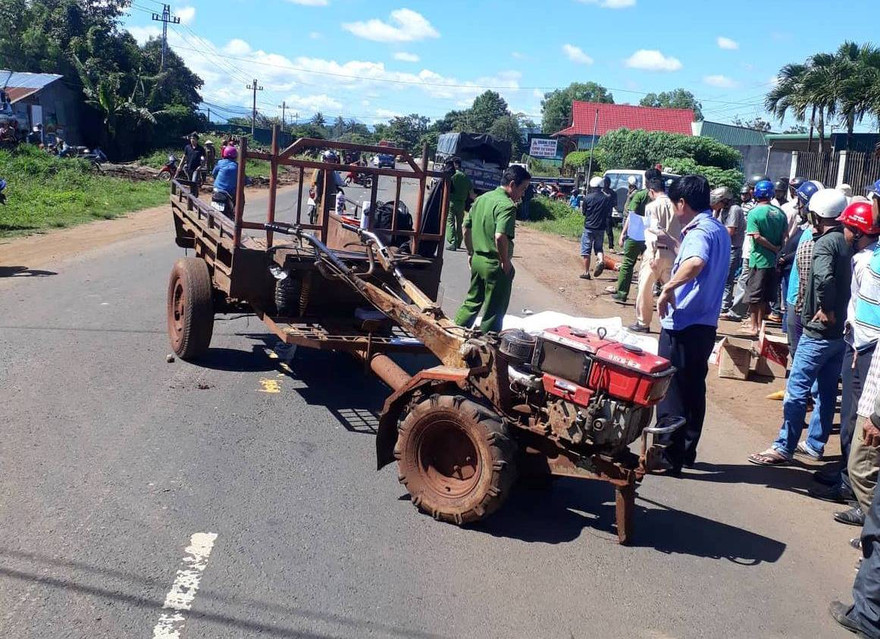 Hiện trường vụ tai nạn giao thông