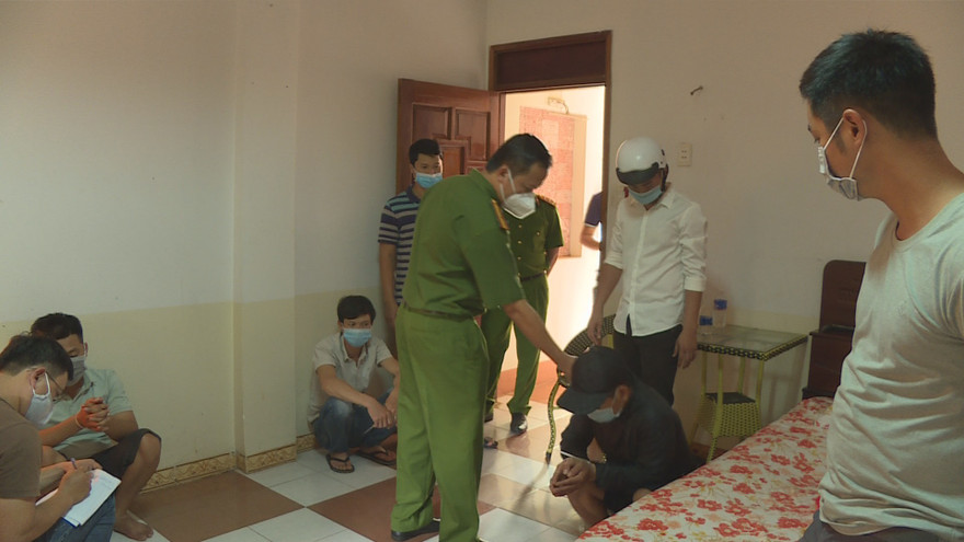 Hiện trường vụ đánh bạc