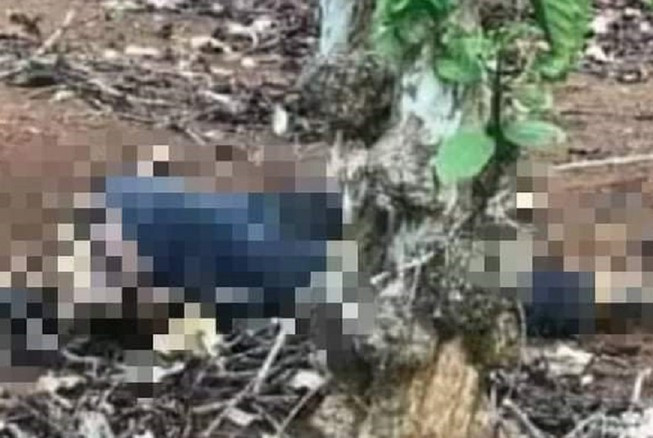 HIện trường phát hiện thi thể người đàn ông