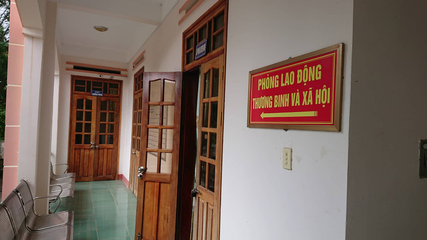 Nơi làm việc của bà Lẹn