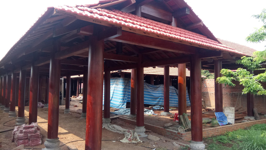 Một góc nhà của ông Nguyễn Văn Quyến 