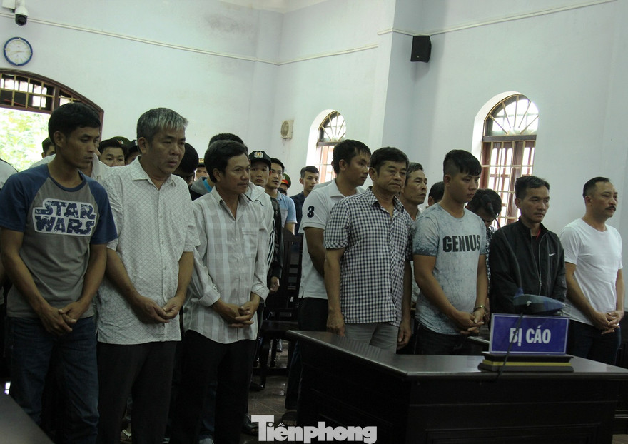 Các bị cáo trong vụ án