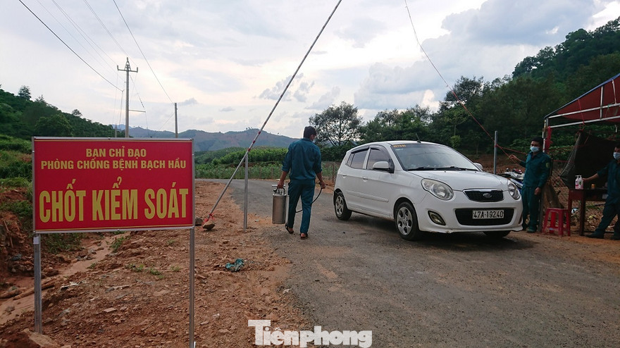 Chốt kiểm soát bạch hầu ở xã Quảng Hòa, huyện Đắk G'long (Đắk Nông)