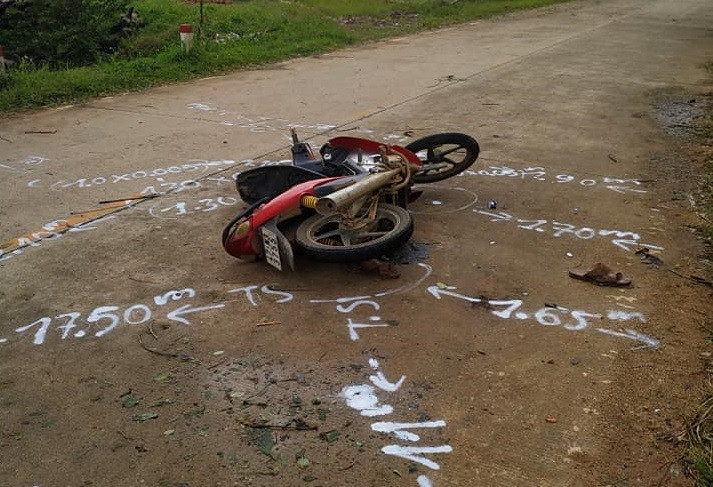 Hiện trường vụ tai nạn