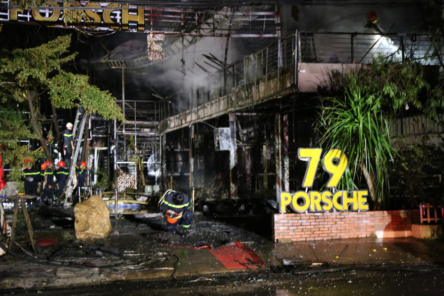 Hiện trường vụ hỏa hoạn