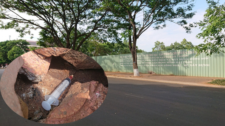 Lô đất "vàng" để thực hiện Khu phố mua sắm đi bộ & Trung tâm thương mại dịch vụ tổng hợp bỏ hoang nhiều năm qua, trở thành nơi để con nghiện chích hút