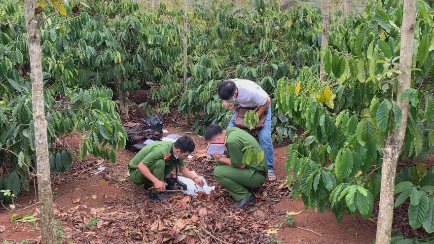 Công an khám nghiệm hiện trường