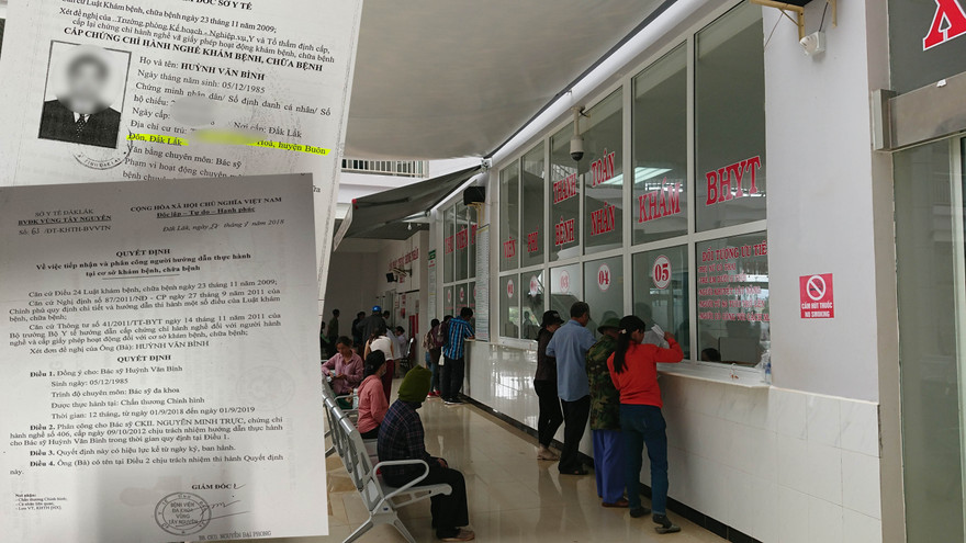 Bệnh viện đa khoa vùng Tây Nguyên, nơi hợp thức hóa quá trình thực hành cho 4 người để cấp chứng chỉ hành nghề