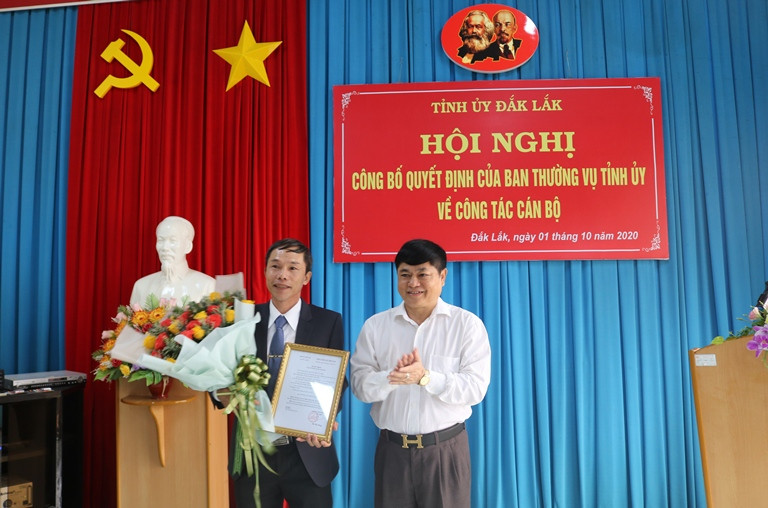 Ban Thường vụ Tỉnh ủy Đắk Lắk bổ nhiệm ông Đinh Xuân Toản làm Tổng Biên tập Báo Đắk Lắk 