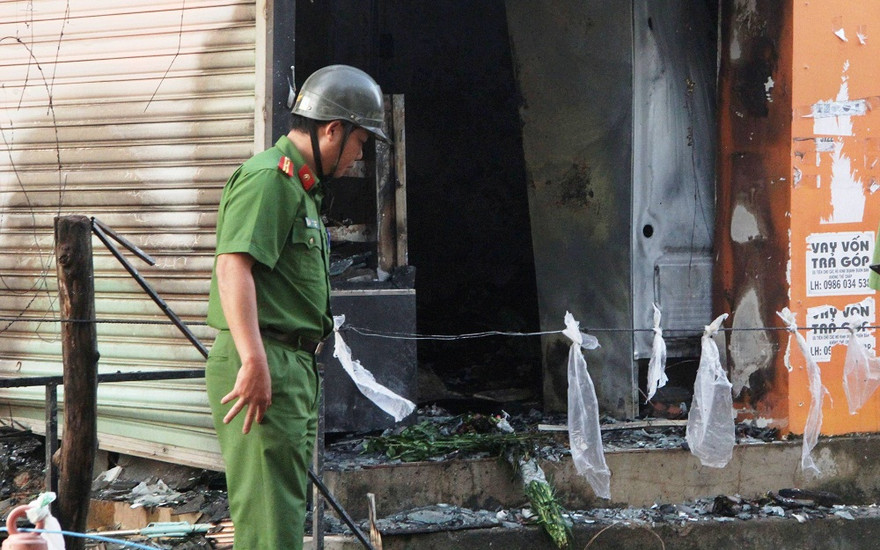 Hiện trường vụ cháy