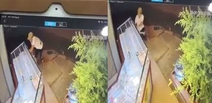 Hình ảnh camera an ninh ghi lại (ảnh cắt từ clip)