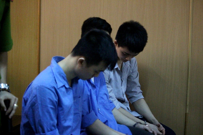 Các bị cáo tại tòa. Ảnh: Tân Châu