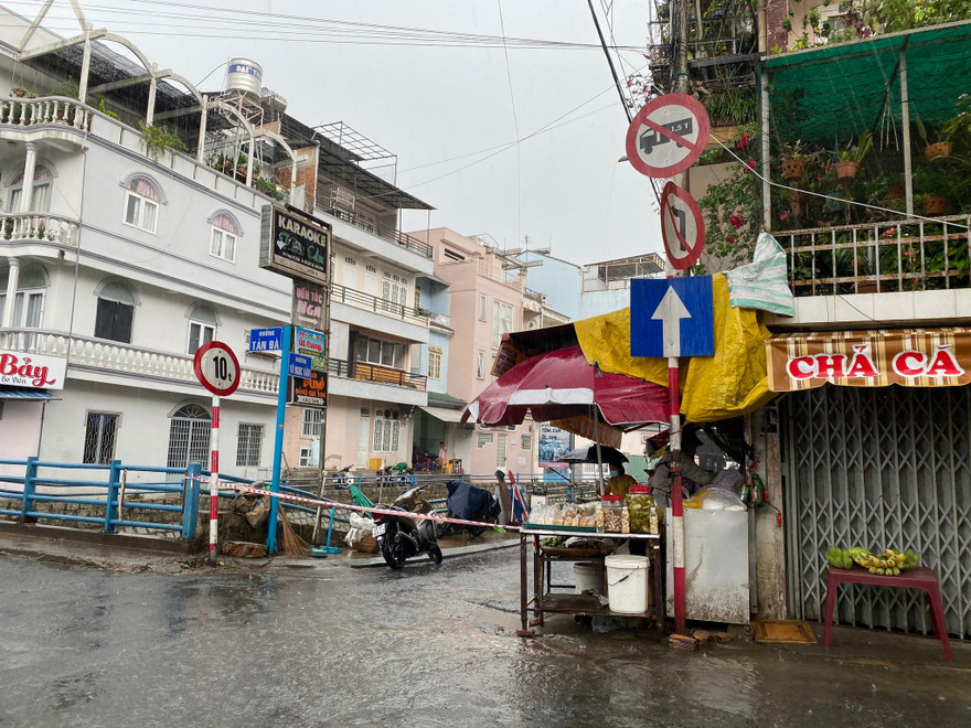 Khu vực được khoanh vùng truy vết ở Đà Lạt