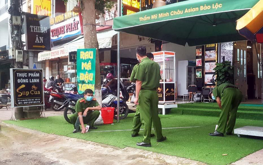 Dựng lại hiện trường vụ việc xảy ra tại cơ sở thẩm mỹ Minh Châu Asian Luxury