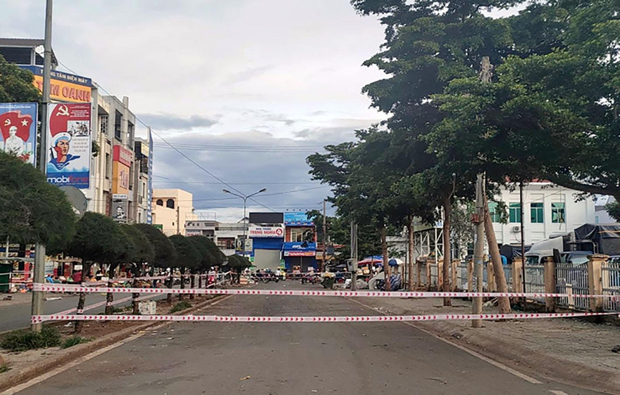 Phong tỏa tạm thời một địa điểm ở Đức Trọng vì liên quan đến ca mắc COVID-19