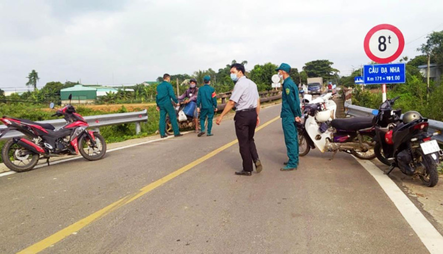 Phong tỏa một khu vực ở Đạ Tẻh