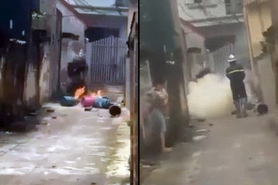 Hiện trường vụ việc. Ảnh chụp màn hình.