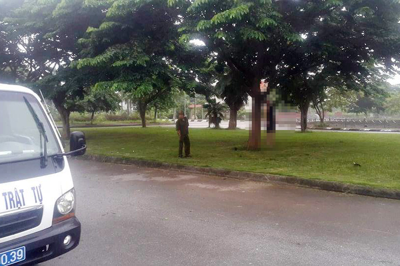 Hiện trường vụ việc.