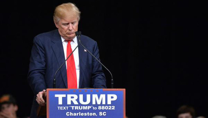 Tỷ phú Donald Trump, ứng viên tổng thống của đảng Cộng hòa Mỹ. Ảnh: UPI.