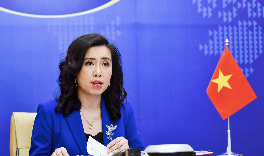 Bà Lê Thị Thu Hằng. (Ảnh: Mofa)