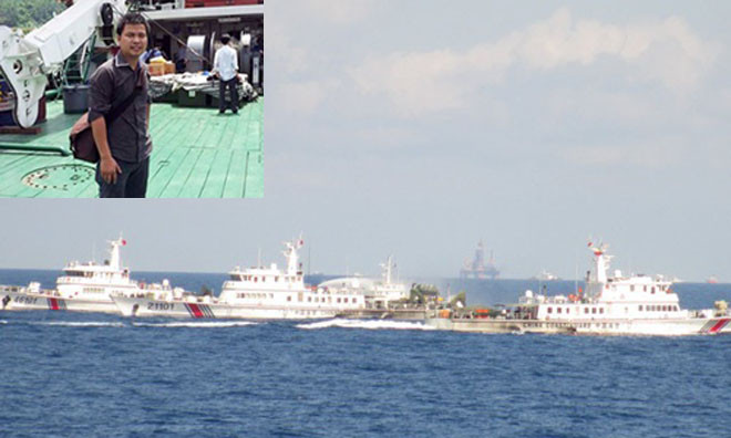 Tàu Trung Quốc gia tăng các hành động gây hấn, đe dọa, xịt vòi rồng vào các tàu chấp pháp của Việt Nam. 