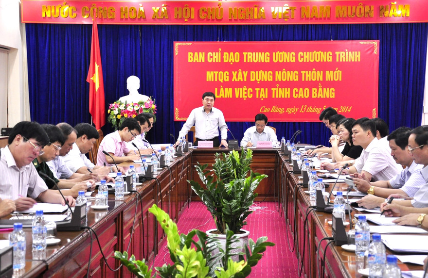 Tiếp tục chương trình công tác kiểm tra xây dựng nông thôn mới
