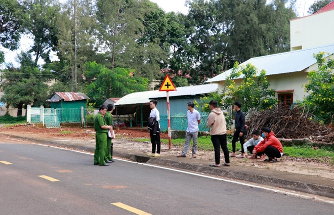 Hiện trường nơi xảy ra vụ đánh nhau