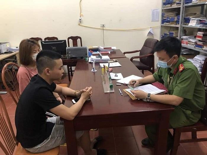 Công an Vĩnh Phúc xử lý nhiều trường hợp không đeo khẩu trang nơi công cộng