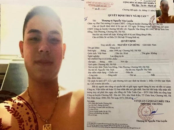 Đối tượng Hùng. Ảnh Công an cung cấp