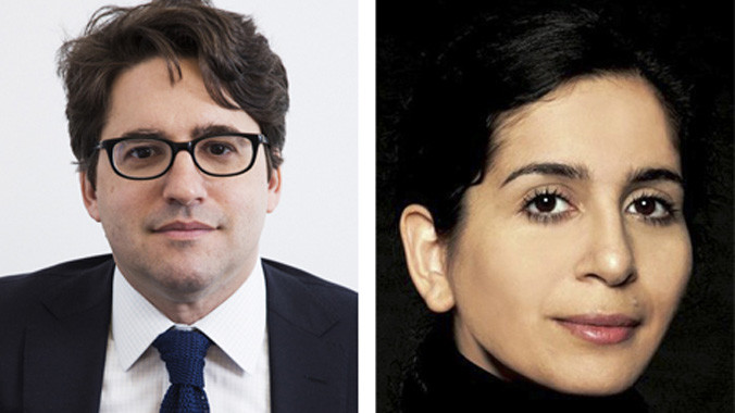 Nhà báo Adam Goldman và nhà báo Souad Mekhennet.