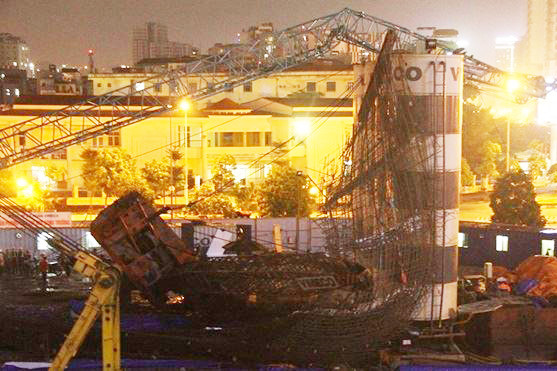 Hiện trường vụ việc.