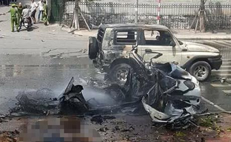 Hiện trường vụ tai nạn