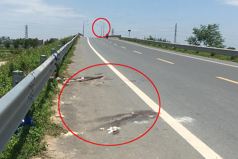 Khu vực hai thiếu nữ tử vong và nơi được cho là gắn chiếc camera.