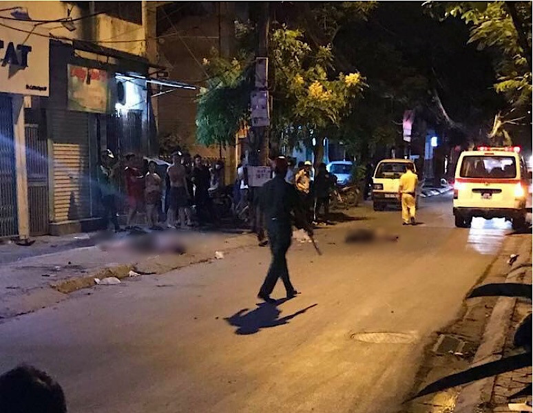 Hiện trường vụ việc. Ảnh FB