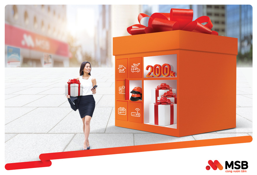 Quà tặng siêu hấp dẫn nhân dịp 28 năm thành lập MSB