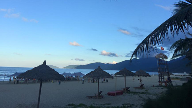 Resort Thanh Tâm, biển Lăng Cô, Thừa Thiên Huế, nơi xảy ra vụ việc.